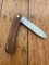 Puma Knife: Puma 644 Original Folding Pocket Knife with Jacaranda Handle Circa 1982 Model