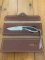 Browning Knife Limited Edition Model 376 knife in Leather Display Case
