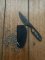 USA Made Nemesis 2-Zero (NK-14) Small Black/Grey Anodised NECK/BOOT KNIFE
