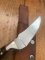 Lance Davison Custom Knife Maker Melbourne Australia Upswept Skinner