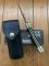 Buck Knife: Buck 1988 Model 110 Hunter Folding Lock Knife with Leather Pouch and Original Box