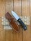 LionSTEEL Italy. Model M4 GBK Black G10 Handle with Leather Sheath