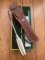 Puma Knife: 1997 Puma Mint condition Bowie knife with Stag Antler Handle in original Box