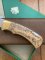 Puma Knife: Puma 1983 Original 4 Star Folding Lock Blade Scrimshawed Roaring Red Stag Knife with in Presentation Box #71/300