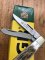 Puma SGB Knife: Puma SGB Trapper Twin Blade Knife with Stag Antler Handle