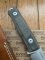 LionSTEEL Italy. Model B40 CVG Green Canvas Micarta Handle with Leather Sheath