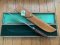 Puma Knife: 1989 Puma Big Big Bowie knife with Wooden Handle in original Wooden Box #45982