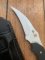 Al Mar Japan BU2-2 Backup 2 Fixed 3" Hawkbill Blade, Micarta Handle, Leather Sheath