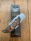 Puma Knife: Rare Puma Gentleman 24 820 Folding Knife with Pakkawood Handle in Black Box #31791