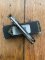 Puma Knife: 2004 Puma 4 Star Mini Folding Lock Knife with Black Buffalo Horn Handle