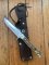 Puma Knife: Puma Vintage 1969 Skinner Handmade Knife with Stag Antler Handle & Sheath