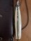 Puma Knife: Puma Lightly Used 1990 Bowie Handmade Knife with Stag Antler Handle & Original Puma Sheath