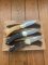 Puma Set of 3 - Full Size 4 Star Folding Knife Set in Display