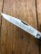 Puma Knife: Puma rare vintage 1974  'STOCK' 3 blade Fold back Knife with Dark Brown Jigged Bone Handle