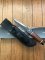 SOG Vintage Original 2005 S1T Bowie 2 knife with Leather Sheath and Sharpening Stone.