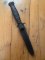 GLOCK Original Austrian Made BLACK Saw Back Field Knife with Polymer Scabbard