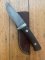 Safari Club International Limited Edition 1987 CHARLTON Damascus Loveless Hunter Fixed Blade with Sheath 77-100
