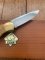 Puma Knife: Puma Original Scrimshawed Puma Aligator 4 Star Folding Lock Blade Knife with Presentation Box