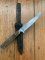 Puma Knife: 1950's 'USED' Jagdnicker Knife with Stag Handle In Original Forest Green Sheath