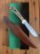 Puma Knife: Puma 6398 Original 1970 Hunters Friend knife Scrimshawed by SELVIDGE  with Sheath & Box