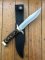 Nieto older Spanish Premium Hunting Bowie Knife and sheath