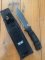 SOG M37 SEAL PUP Part Serrated Edge Graphite finish Blade Knife and Cordura Tactical sheath