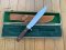 Puma Knife: 1985 Puma Big Big Bowie knife with Wooden Handle in original Wooden Box