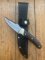 MAFFI SYDNEY AUSTRALIA Wood Handled Fixed Blade Knife With Sheath