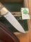 Puma Knife: Puma Original 1986 4 Star Fixed Blade Knife with Walnut Handle in Original Wooden Box #20861
