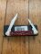 Puma Knife: Puma Bantam Folding Knife with Bright Red Bone Handle 2004