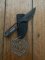 USA Made Nemesis 2-Zero (NK-14) Small Black/Grey Anodised NECK/BOOT KNIFE