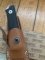 LionSTEEL Italy. Model B41-2 GBK Black G10 Handle with Leather Sheath