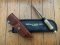 Randall Knives USA: Model 25 5" Trapper knife in Original Sheath & pouch