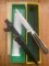 Puma Knife: Puma 1980's Gnicker Knife with Stag Handle & Original Green & Yellow Box