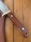 German Made Buck Creek Upswept Blade Skinning Knife with leather Sheath