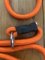 Dog Lead: Blaze Orange Nylon Slip Lead 120cm