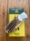 Puma Knife: Puma SGB Mini 4 Star Folding Lock Knife with Stag Antler Handle