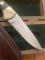 Puma Knife: Puma Original 1980's-90's 4 Star Fixed Blade Knife with Black Ebony Handle in Original Wooden Box