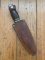 German Knife: 1950's-60's Hubertus Solingen Throwing Knife with Sheath