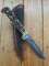 Puma Knife: Puma 11 6398 Original 'Used' 1974 Hunters-Friend with custom sheath #98474