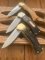 Puma Set of 3 - Full Size 4 Star Folding Knife Set in Display