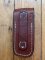 Spyderco VIELE 2 Japanese Straight Edge Lock Back Folding Knife with Pouch