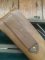 Puma Knife: Puma Original 1980's-90's 4 Star Fixed Blade Knife with Black Micarta Handle-Tan Sheath in Original Wooden Box