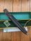 Puma Knife: Puma 1987 FAHRTENMESSER Jacaranda Wood in Original Sheath and Plastic Box with Tag