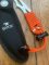 Buck Knife: 135 Paklite Caping & Skinning Knife with Orange Handle