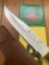 Puma SGB Knife: Puma SGB Bowie with Jacaranda Wood Handle in Leather Sheath
