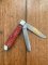 Puma Knife: Puma 2004 Trapper Lockback Knife with Red Smooth Bone Handle