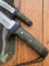 Nieto older Spanish Premium Hunting Bowie Knife Twin Set and Sheath
