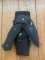 KNIGHT'S ARMAMENT SK-02 Large Black Part Serrated Folding Knife with Black Pouch