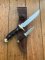 Muela older Spanish Premium Hunting Bowie Knife Twin Set and Sheath